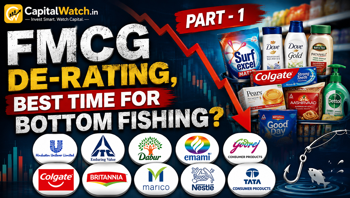 The Great FMCG De-Rating: Why Are India’s Consumer Giants Losing Their Premium?